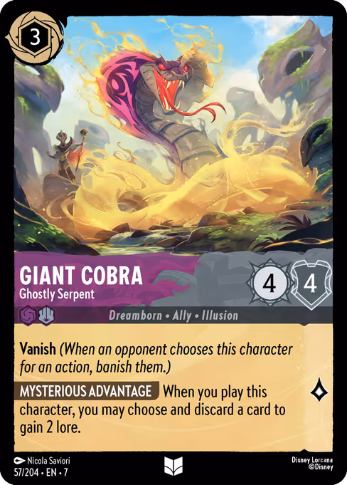 Giant Cobra - Ghostly Serpent Giant Cobra - Ghostly Serpent