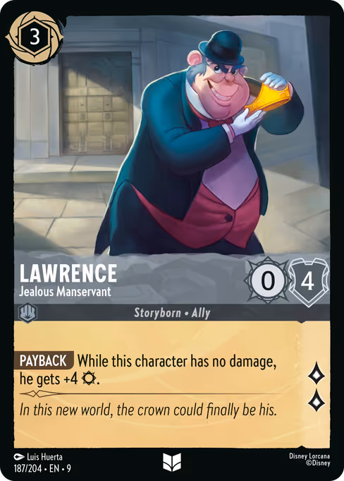 Lawrence - Jealous Manservant